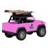 Roosa maastikuauto off-road surfilaudade ja valguse ning heliefektidega ZA5223
