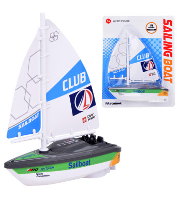 Värviline purjekas veemänguasi