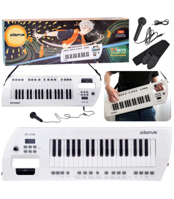 Elektriline klaver ja mikrofon 37 klahvi, laste muusikariist IN0173