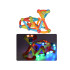 3D värvilised magnetmänguklotsid lastele 76 osa ZA5239