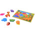 Puidust loomade mosaiikpuzzle safari 7 tk