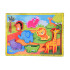 Puidust loomade mosaiikpuzzle safari 7 tk