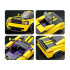 Tehnilised klotsid 319-osaline kollane sportauto