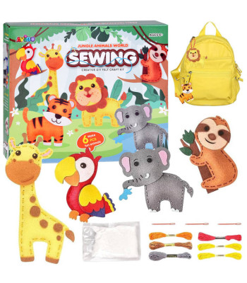 Kreatiivne komplekt Tee ise džungli loomade maailm ZA5275