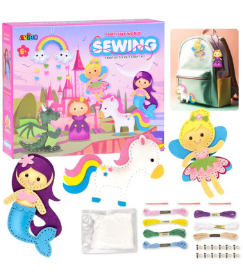 Käsitöökast 'Muinasjutumaailm' vildist komplekt