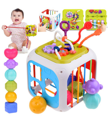 Edukatiivne kuubik väikelastele sorteerimismäng