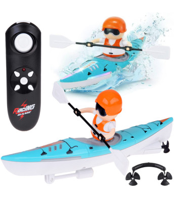 Kaugjuhitav valgustatud süst aerutajaga