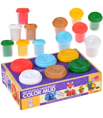 Kujundusplastiliini komplekt 6 värvi