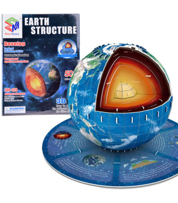 3D Pusle Planeet Maa 50 elementi