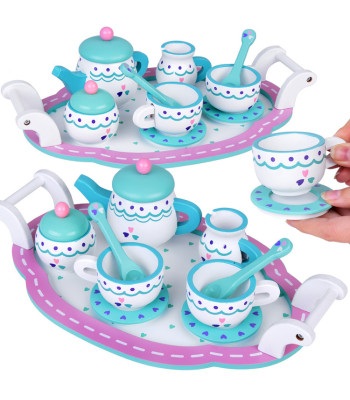 Puidust Tee Komplekt Kohviteenindus Tassid Kann Salv