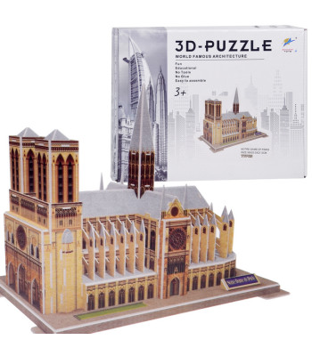 Puzzle 3D Notre-Dame katedraal