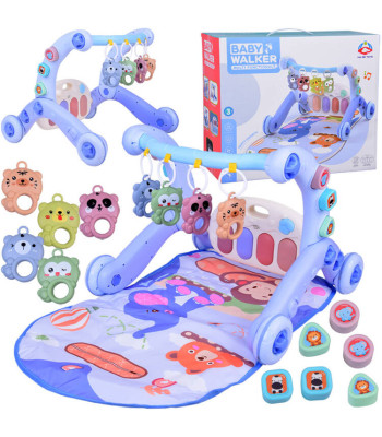 Hariv Mängumatt 3in1 Kõndimisabi ja Mänguasjad