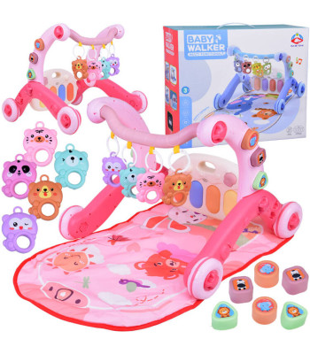 Hariv matt mänguasi 3-ühes komplekt beebidele ZA5403