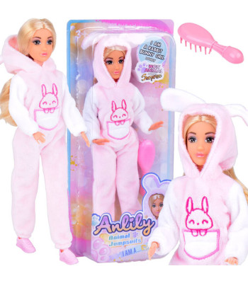 Nukk Anlily jänku kostüümis