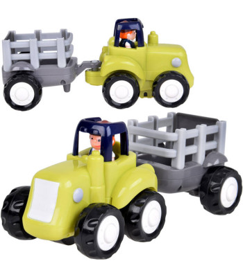 Mängutraktor Ehitustöödeks koos Ekskavaatori ja Haagisega