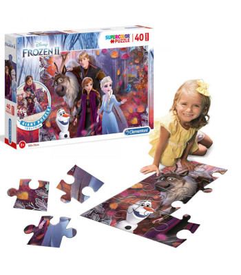 Põrandapuzzle 40-osaline Lumekuningriik 100x70 ZA5426