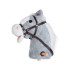 Hobby Horse kepphobune – hirnumise ja kappamise helid, liikuv koon, hall ZA5442