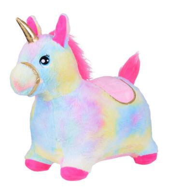 Täispuhutav ükssarvik hüppeloom + pump