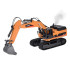 Tugev Roomikekskavaator Suitsuefektiga LED Valgus + RC Kaugjuhtimispult RC0698