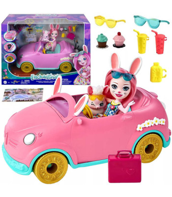 Enchantimals Krolikukäru Nukk Bree Bunnymobile Tarvikud Auto ZA5468