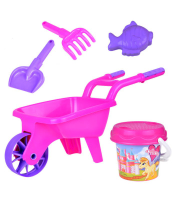 Laste aiakäru komplekt liivakasti jaoks