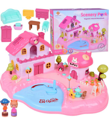 Interaktiivne Magnetiline Maja Liikuvate Elementidega