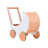 Võluv puidust retro nukkude tõukekäru lastele ZA5484