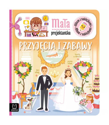 Väike Disainer. Peod ja Mängud. Kleebistega Raamat KS0892