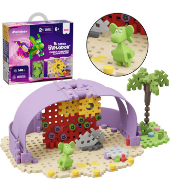 Marioinex Diplodocus Draak Mini Klotsid 148tk + Figuriin