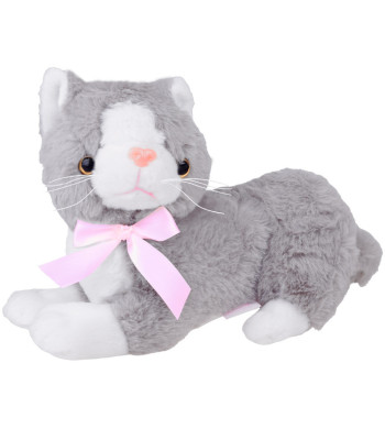 Hall pehme mängukass Flico, 34cm