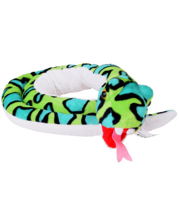 Suure rohelise boa madu pehme mänguasi 142cm