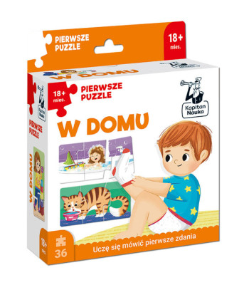 Kapitan Nauka Esimesed hariduslikud pusled Kodus 36tk + brošüür KS1021