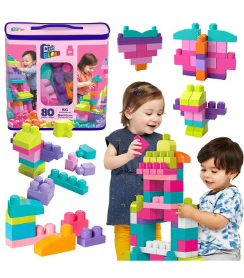 Fisher Price Esimesed Suured Klotsid Mega Bloks 80 tk lastele ZA5525