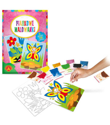 Alexander liivamaali komplekt loovaks tegevuseks 2 kujundit haldjas ja lilled