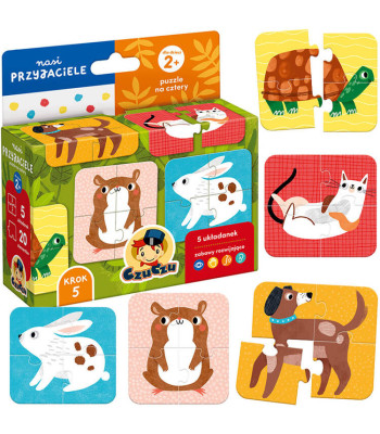 CzuCzu Meie sõbrad Pusled neljale loomale 5 puslet 2+ ZA5554