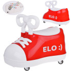 Punane TRAMPPAK Elo :) - Sõiduk Super-pöörlevate rataste ja muusikaga SP0813