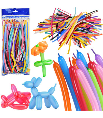 Pikad värvilised õhupallid kaunistusteks ja lõbusateks tegevusteks 100 tk ZA5565