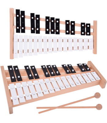 Puidust kroomilised kellamängud 27 tooni + pulgad IN0179