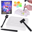 Väike arheoloog fluorestsentskivide kaevamine aarete otsimine ZA5595