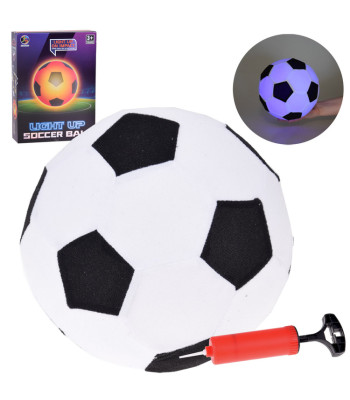 Valgustav kummist jalgpall