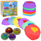 Valgustav sensoorne rada - tasakaalu harjutamise kivid 6 tk SP0828