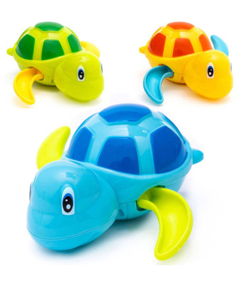 Ujuv kilpkonn mänguasi vannile