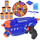 2-in-1 mängupüstol - vaht- ja geelkuulidega