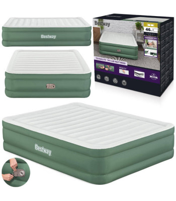 Bestway kaheinimese isetäispuhutav madrats 203x152x46cm 69646