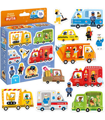 CzuCzu Puzzle paarideks 18m+ AUTOD ZA5661