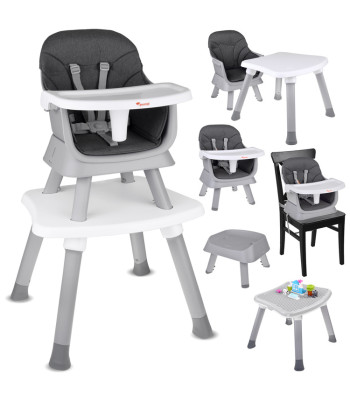 Mitmefunktsiooniline laste söögitooli komplekt 6in1 ZA5664
