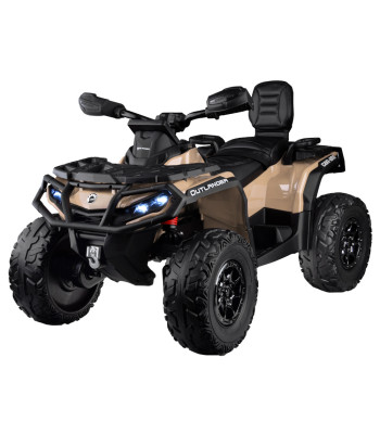 Kaheistmeline akutoitega laste ATV CAN-AM OUTLANDER 4x4 LED-paneeliga