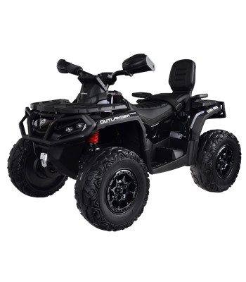 Kaheistmeline Akutoitega Laste ATV CAN-AM OUTLANDER 4x4 LED Paneeliga