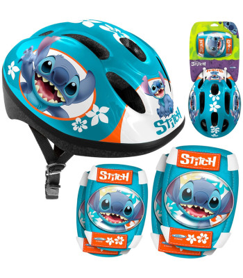 Reguleeritav kaitsekomplekt S Kiiver + kaitsmed Disney STITCH SP0841