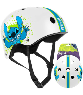 Reguleeritav kiiver M suurus lastele jalgrattale tõukerattale rulluisud Disney Stitch SP0844